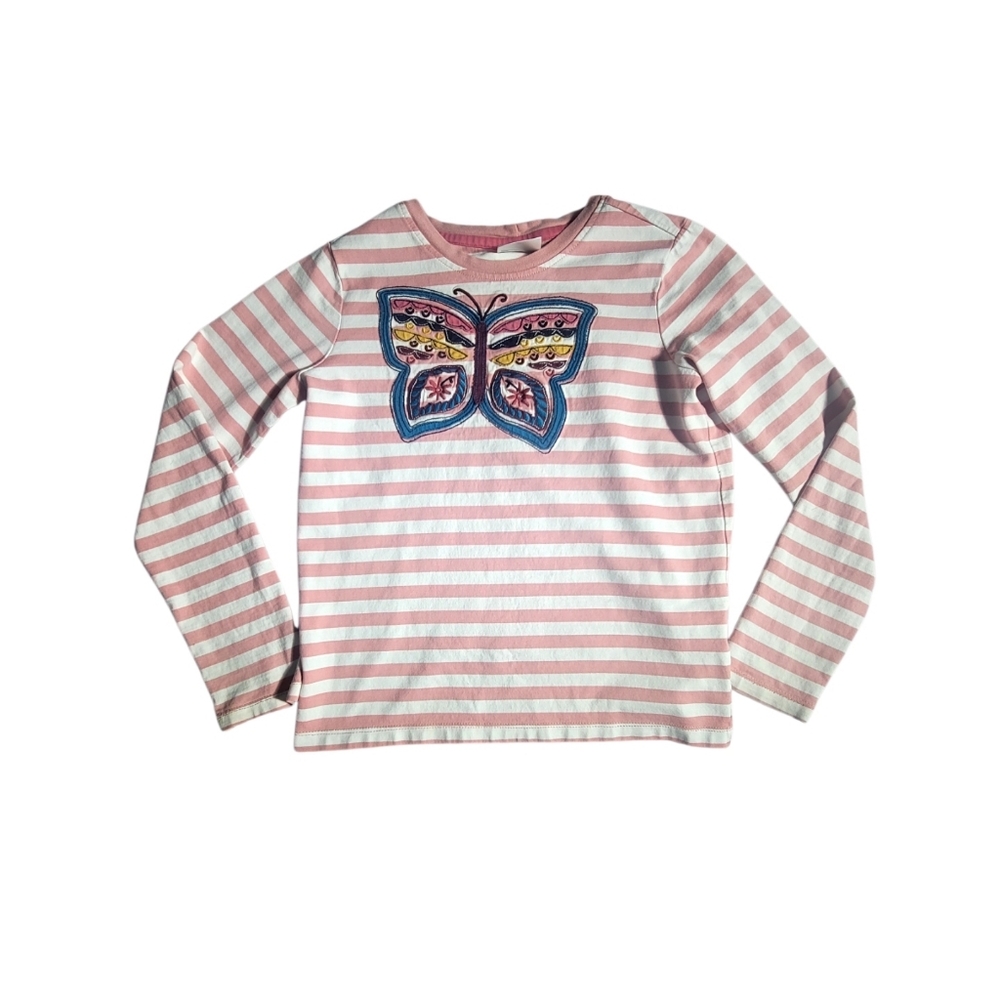 Hanna Andersson Long Sleeve Butterfly Top US Size 12